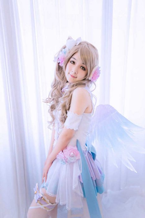 [国内Cosplay]ID0016 [CosPlay] 2015.08 No.116 狐玖-Iris Love live南小鸟白色情人节觉醒 [10P8M]